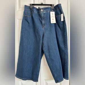 Be Glorious! Dark Blue Wide Leg Jeans